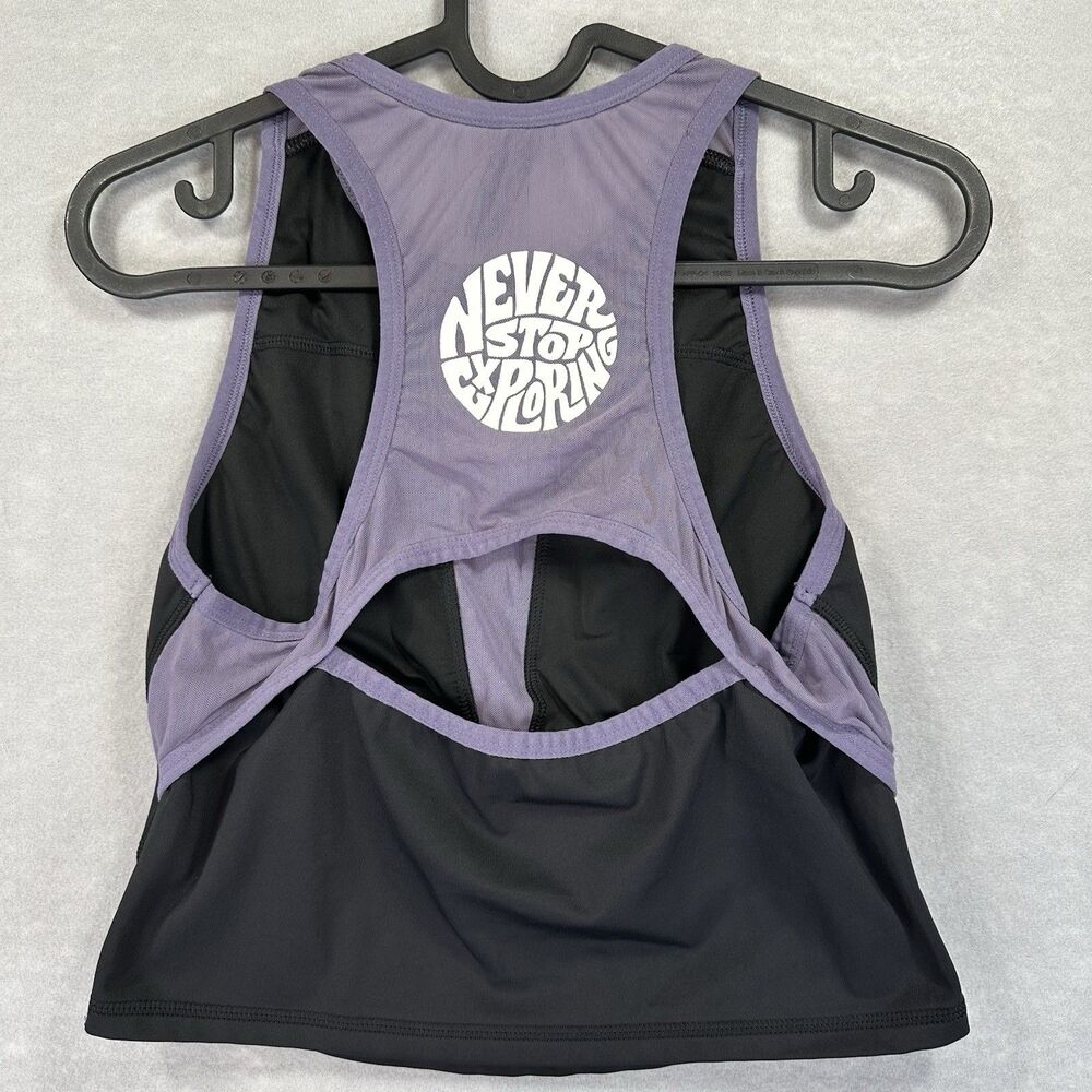The North Face Women's M Trailwear Sports Tank Bra Never Stop Exploring Black - Picture 2 of 11